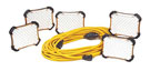 LED Temporary Work Light String, 50 ft., 450 LED, 110V, 33W