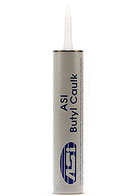 ASI Butyl Caulk Sealant, 10.3 Oz., BLACK