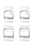PRODECK RAILING  CONNECTORS WHITE COLOR - SET OF 4