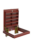 24 X 24 inch Bilco J-1H20 Floor Access Door, Steel, Exterior, Red (1)