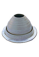 #4 Round Base GRAY EPDM Pipe Flashing