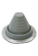 #3 Round Base Gray EPDM Pipe Flashings