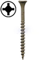#9 X 3 Deck Screw, Sq. Drive, ACQ Finish, Sharp Point (100)