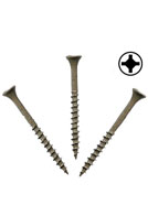 #8 X 2 Wood Deck Screw, Combo Drive, ACQ Finish, 3500