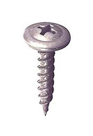 #8 X 1-1/4 inch Round Washer Head K-Lath Sheet Metal Screw, Zinc (1000)