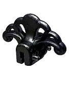 SNOWGUARD ALUM SNOW MEISTER #SG-1 EPOXY COAT BLACK