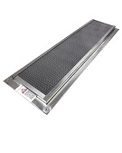 3.5 X 22 in. Fire-Stopping Soffit Vent for Stucco, Specify SCREEN