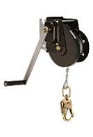 60 ft. Personnel Winch Falltech #7293, Galv. Cable, Swivel Hook