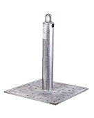 Guardian 00657 CB-18 18 inch Anchor Post for Wood/Steel Roof Substrates