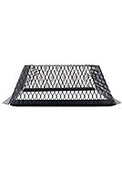 Roof Vent Guard, Animal Control Screen, 16 x 16 x 5, Galv Steel, BLACK