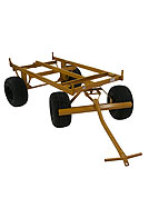 4-Wheel Heavy Duty 30 x 60 in. Material Trailer / Cart