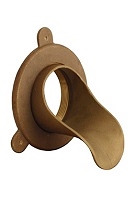 Smith 1770 Downspout Nozzle, Rough Bronze, 2-4 in. Inlet, SPECIFY SIZE