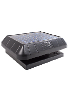 Solar Powered Attic Fan, Curb Base, 30W Solar Panel,  w/Thermostat