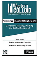 White Elastic Flashing Cement, Water Based (3.5G)