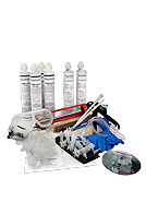 Concrete Wall Crack Repair Kit, Epoxy Injection, 6-10 ft.